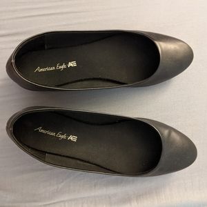 American Eagle size 11 black flats